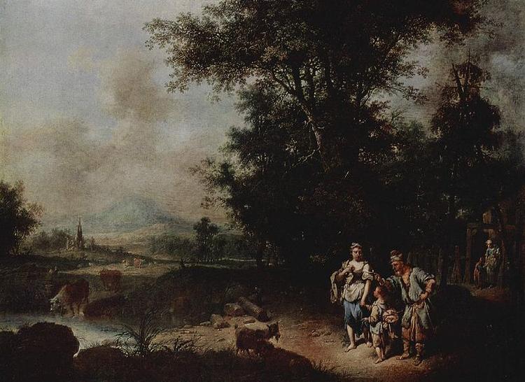 Johann Conrad Seekatz Verstonbung der Hagar oil painting picture
